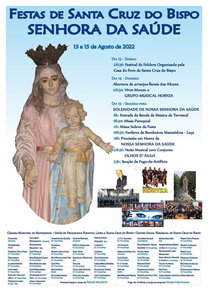 Festas em Honra de S. Brás 2023 - Programa 