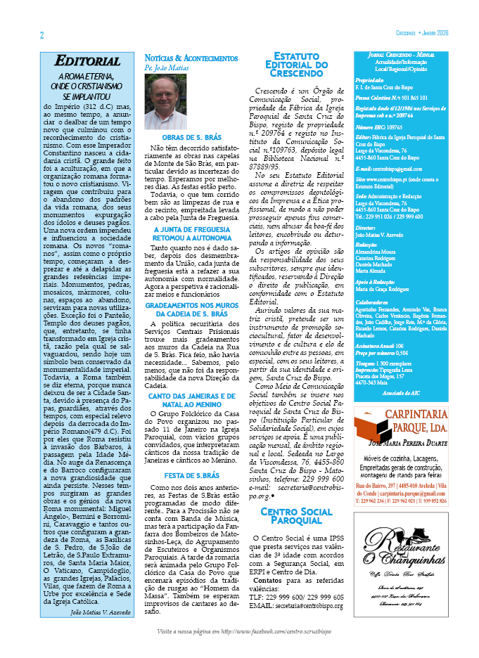 Número 290 | Janeiro 2026